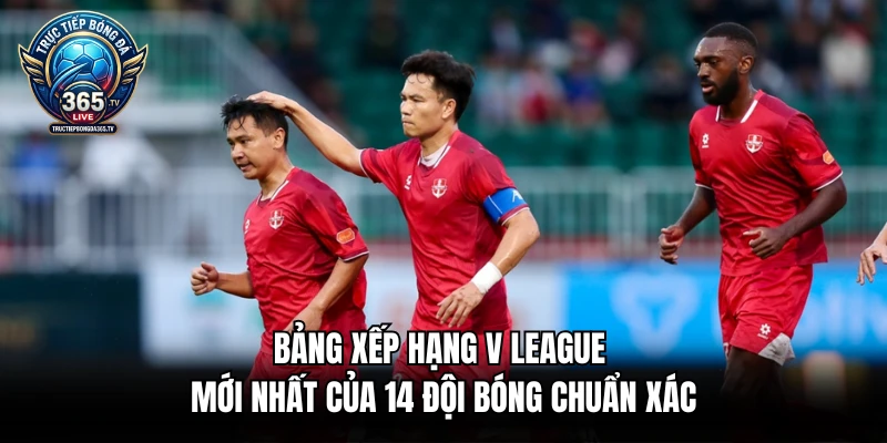 Bảng Xếp Hạng V League Mới Nhất Của 14 Đội Bóng Chuẩn Xác