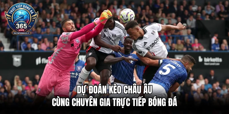 Dự đoán kèo châu Âu cùng chuyên gia trực tiếp bóng đá