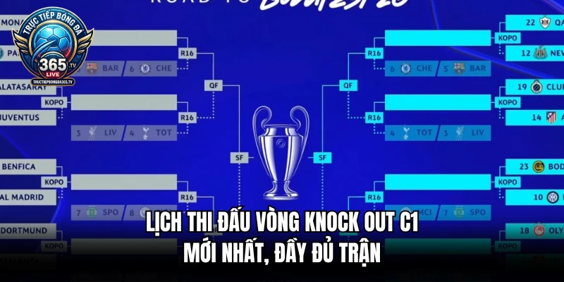 Lịch Thi Đấu Vòng Knock Out C1 Mới Nhất, Đầy Đủ Trận